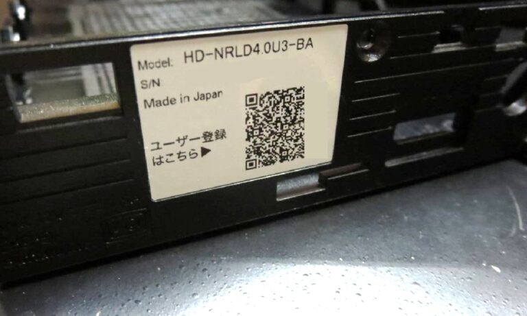 Buffalo HD-NRLD4.0U3（電源ランプが点滅・認識しない・動作音がしない）からのデータ復旧事例
