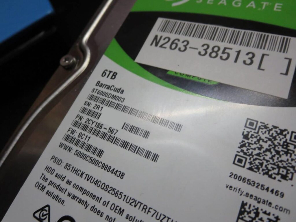 Seagate ST6000DM003の基板障害によるデータ復旧事例