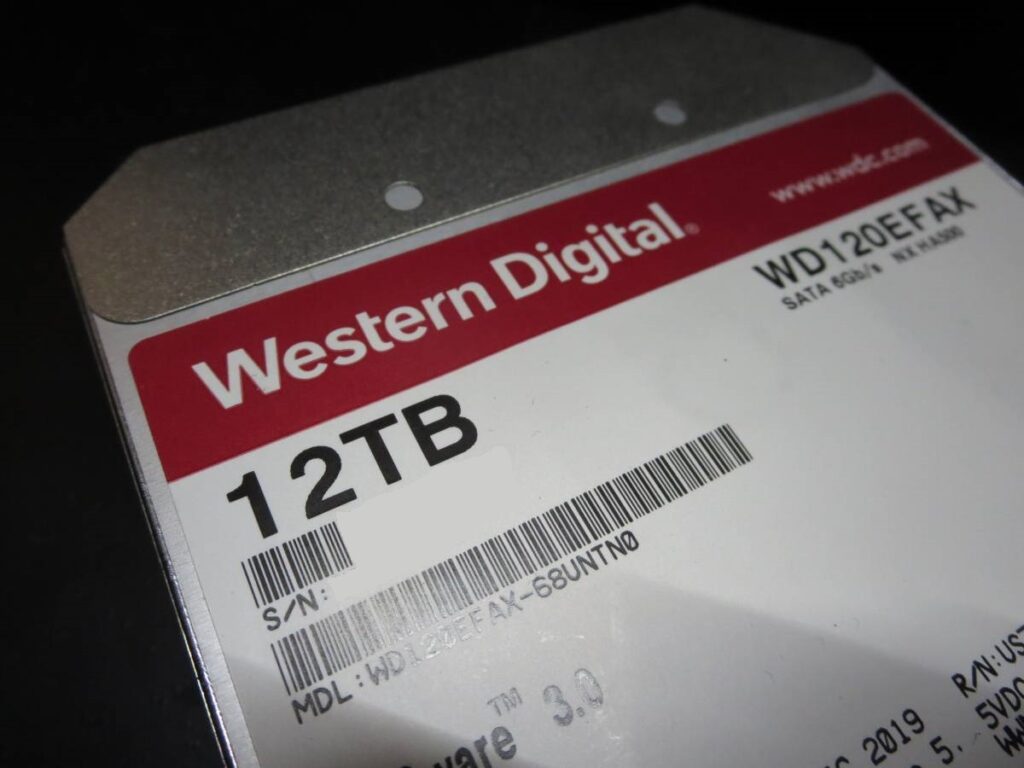 Western Digital WD120EFAXの基板障害によるデータ復旧事例