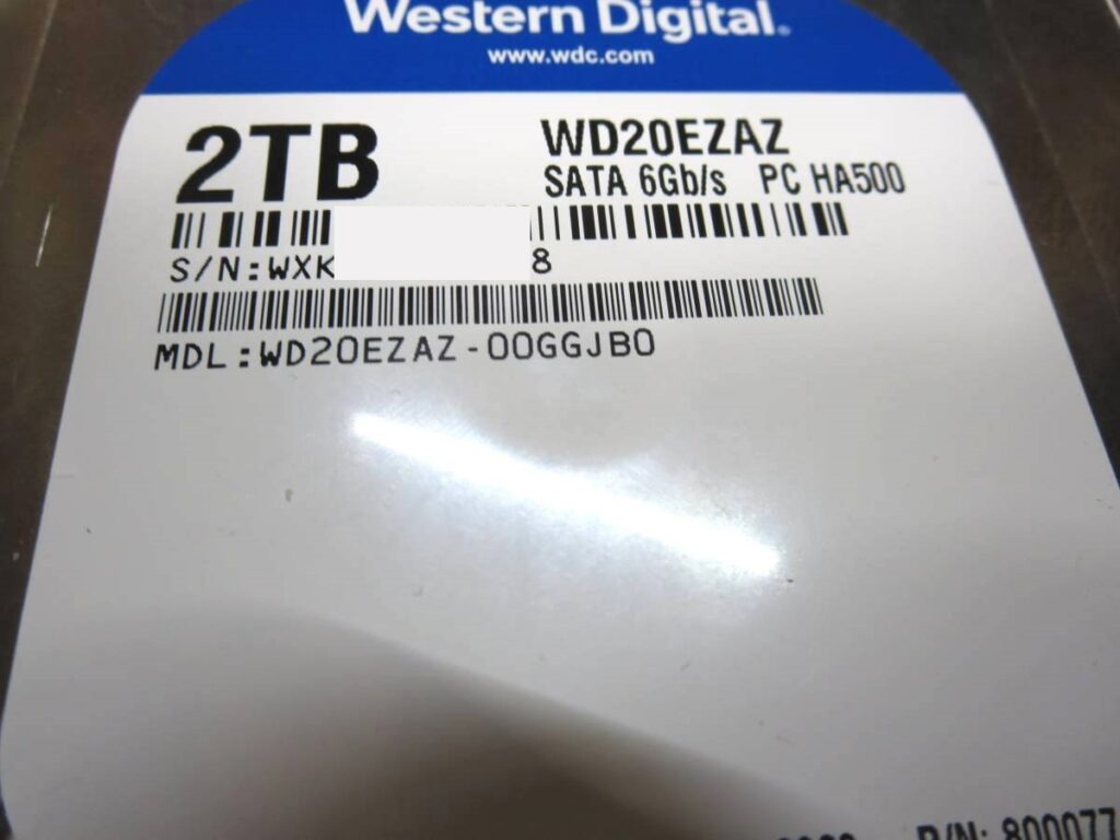 WD20EZAZの基板障害を現物修理してデータ復旧