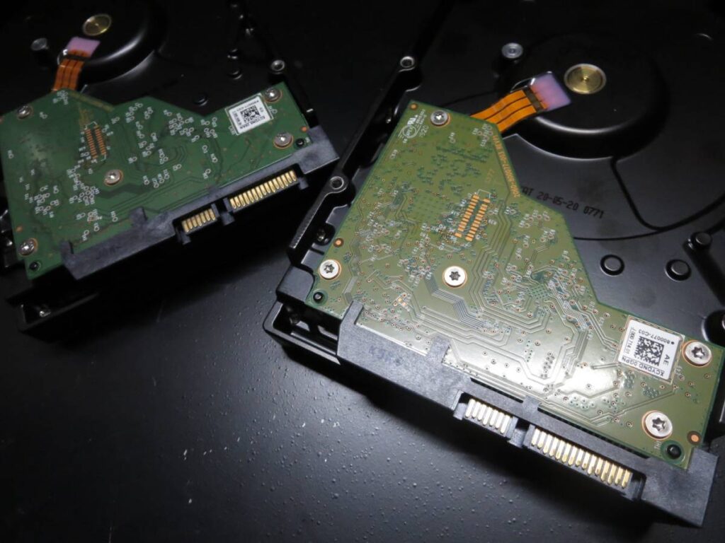 WD60EZAZの基板障害を現物修理してデータ復旧