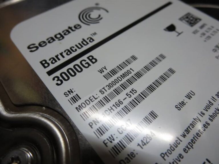 Seagate ST3000DM001（カッコン音・認識しない）からのデータ復旧事例