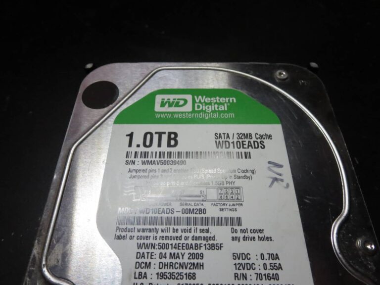 Western Digital WD10EADS（物理障害・ヘッド交換）からのデータ復旧事例
